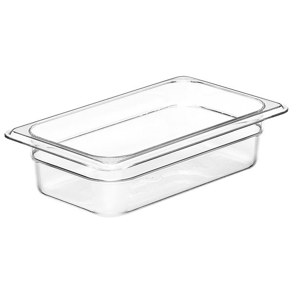 (6 Stück) CAMBRO | CAMVIEW® - Copolymer-Behälter GN 1/4 - Transparent - Höhe: 65mm - BPA-Frei