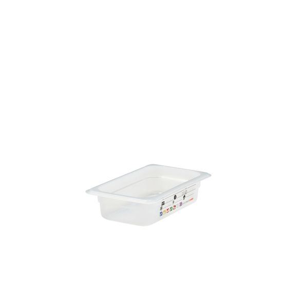 (6 Stück) CAMBRO | SafeTrak - Polypropylen-Behälter GN 1/4 - Milchig - Höhe: 65mm