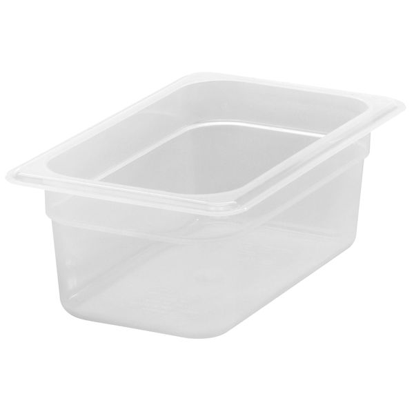 (6 Stück) CAMBRO | Polypropylen-Behälter GN 1/4 - Milchig - Höhe: 100mm
