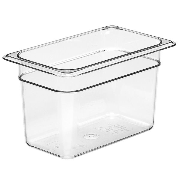 (6 Stück) CAMBRO | CAMVIEW® - Copolymer-Behälter GN 1/4 - Transparent - Höhe: 150mm - BPA-Frei