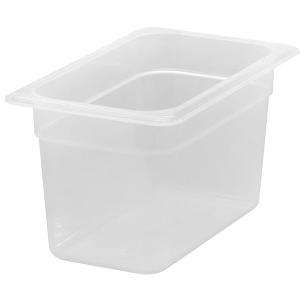 CAMBRO | (6 Stück) Polypropylen-Behälter GN 1/4 - Milchig - Höhe: 150mm