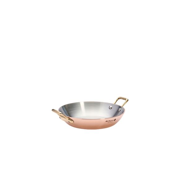 DE BUYER | INOCUIVRE - Servierpfanne - Ø 160mm - mit Messinggriffen