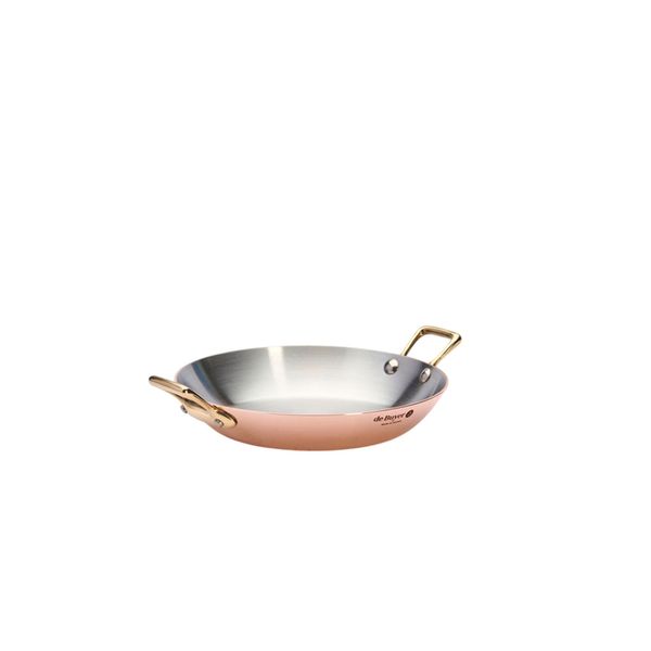 DE BUYER | INOCUIVRE - Servierpfanne - Ø 200mm - mit Messinggriffen