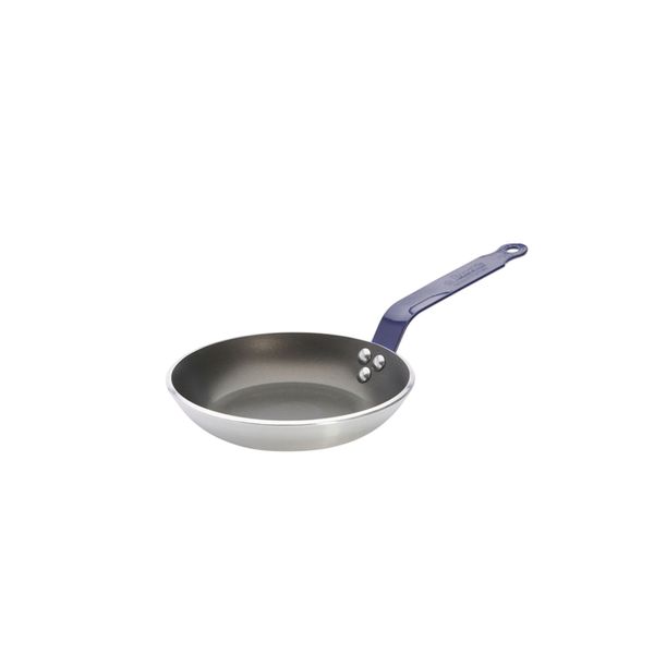 DE BUYER | CHOC RESTO INDUCTION - Bratpfanne - mit blauem Griff - Ø 200mm - HACCP