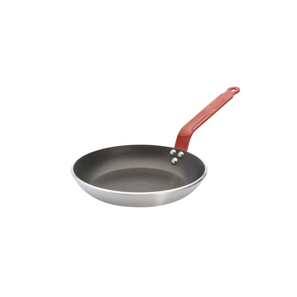 DE BUYER | CHOC RESTO INDUCTION - Bratpfanne - mit rotem Griff - Ø 240mm - HACCP