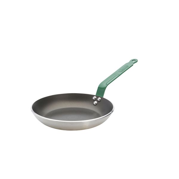 DE BUYER | CHOC RESTO INDUCTION - Bratpfanne - mit grünem Griff - Ø 240mm - HACCP