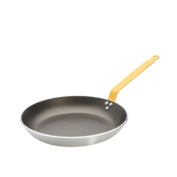 DE BUYER | CHOC RESTO INDUCTION - Bratpfanne - mit gelbem Griff - Ø 320mm - HACCP