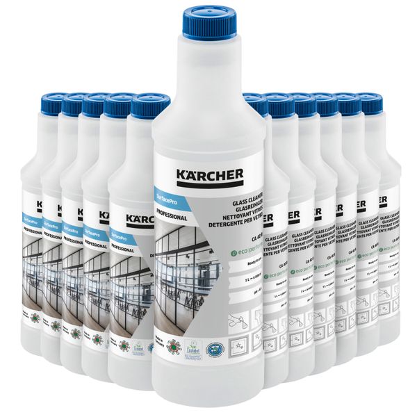 (12 Stück) KÄRCHER | SurfacePro Glasreiniger CA 40 R eco!perform - 500ml