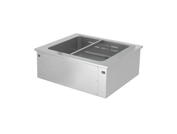 Einbau Bain-Marie - 800mm - 2x GN 1/1 - 1,46 kW