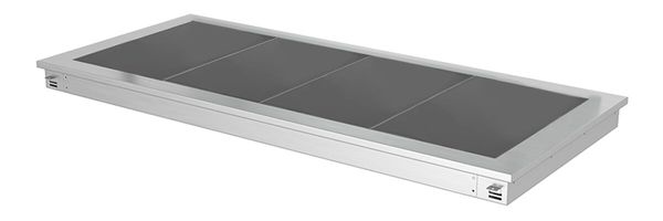 Einbau Warmhalteplatte - 1500mm - 4x GN 1/1 - 1,8 kW