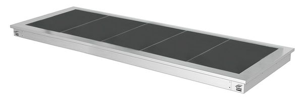 Einbau Warmhalteplatte - 1800mm - 5x GN 1/1 - 2,25 kW