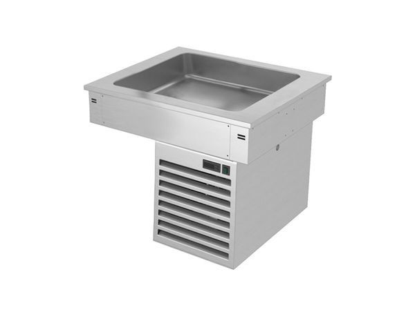 Einbau Kühlwanne - 800mm - +2 bis +8 °C - 2x GN 1/1 - 190 Watt