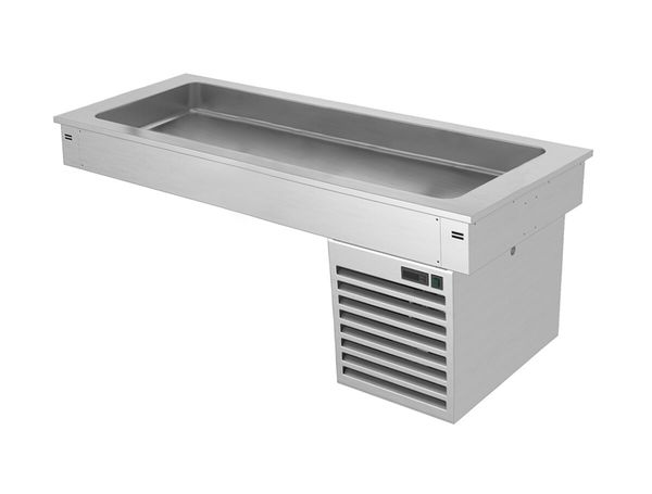 Einbau Kühlwanne - 1500mm - +2 bis +8 °C - 4x GN 1/1 - 390 Watt