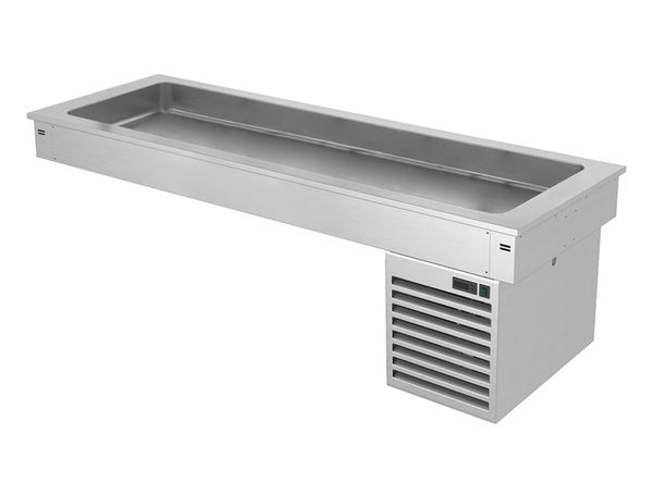 Einbau Kühlwanne - 1800mm - +2 bis +8 °C - 5x GN 1/1 - 410 Watt