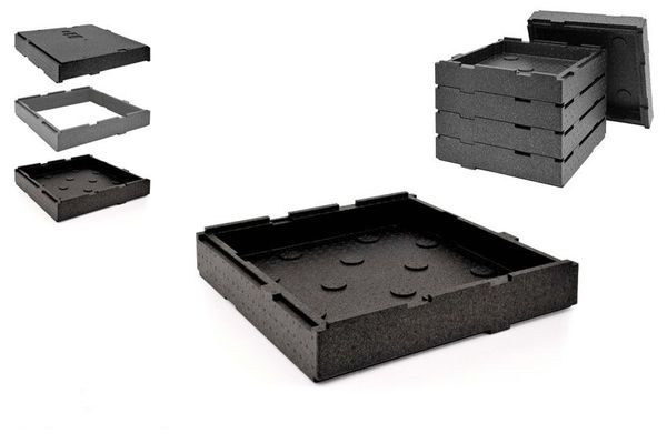 Boden oder Deckel - Pizza System Single - 410x410x85mm