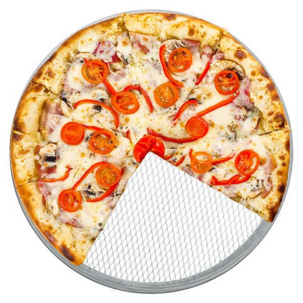 Pizzagitter/Screen - Aluminium - gelocht - Ø 330mm