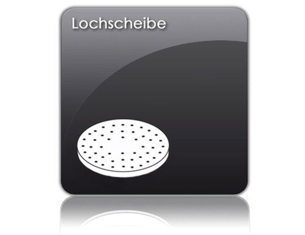 Lochscheibe - 6mm - passend für Fleischwolf FWK600