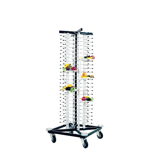 Tellerstapler - für 100 Teller - Ø 17 - 32 cm - Rollbar