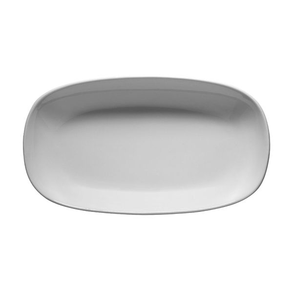 (6 Stück) ENTITY - Teller - oval - 240x110mm - Weiß