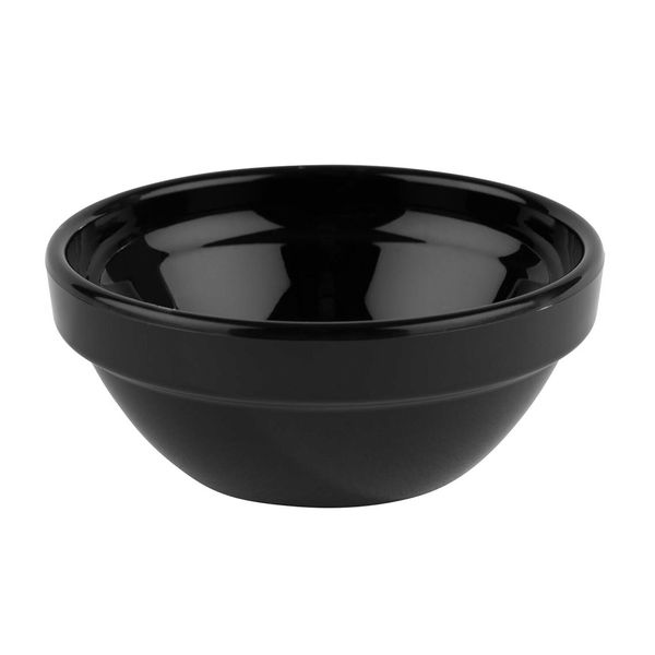 (12 Stück) Dipschälchen - FRIENDLY - PET - 20ml - rund - Ø 60mm - Schwarz