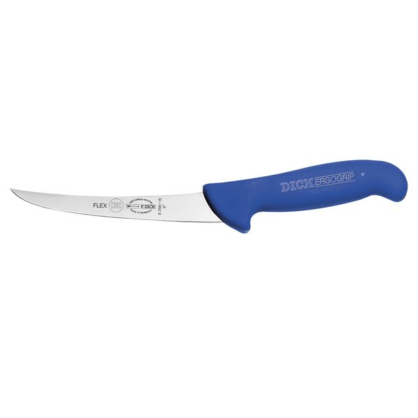 (10 Stück) F. DICK | ErgoGrip - Ausbeinmesser - flexible Klinge: 150mm
