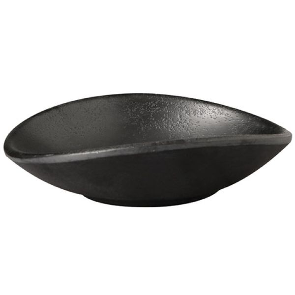 (6 Stück) Dipschälchen - ZEN - Melamin - 40ml- 110x100mm - Schwarz