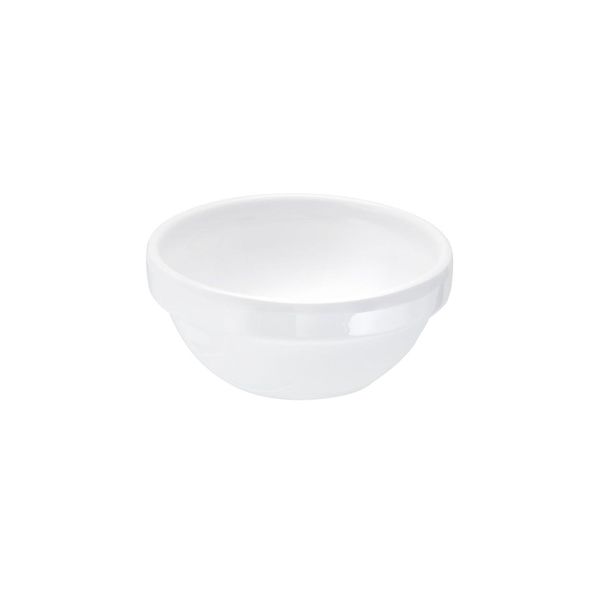 (6 Stück) Dipschälchen - CASUAL MINI - Melamin - 50ml - Ø 70mm - Weiß