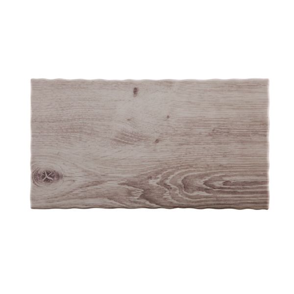 (6 Stück) GN-Tablett 1/3 - DRIFTWOOD - Melamin - Höhe: 15mm - Grau