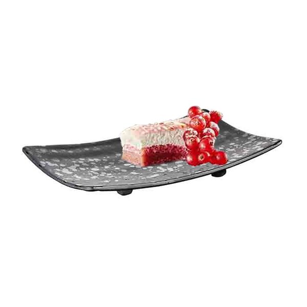 (6 Stück) Tablett - GLAMOUR - Melamin - 220x120mm - Höhe: 30mm