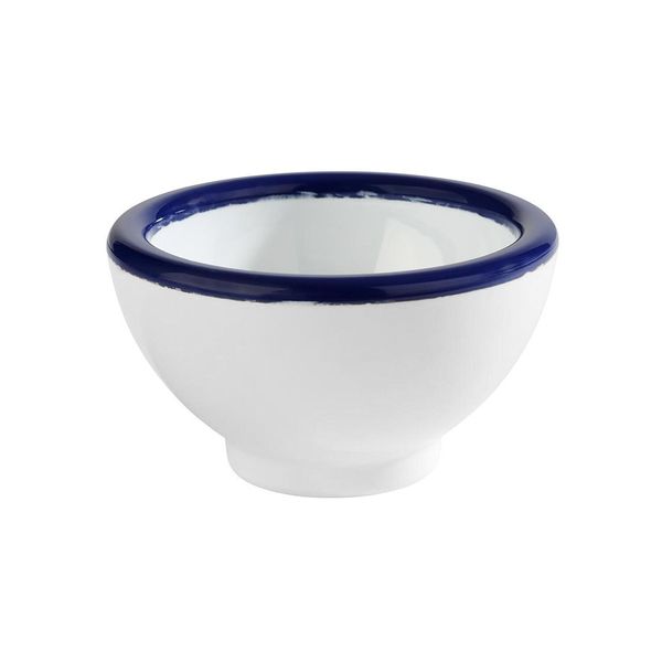 (6 Stück) Dipschälchen - ENAMEL LOOK - Melamin - 20ml - Ø 55mm - Weiß
