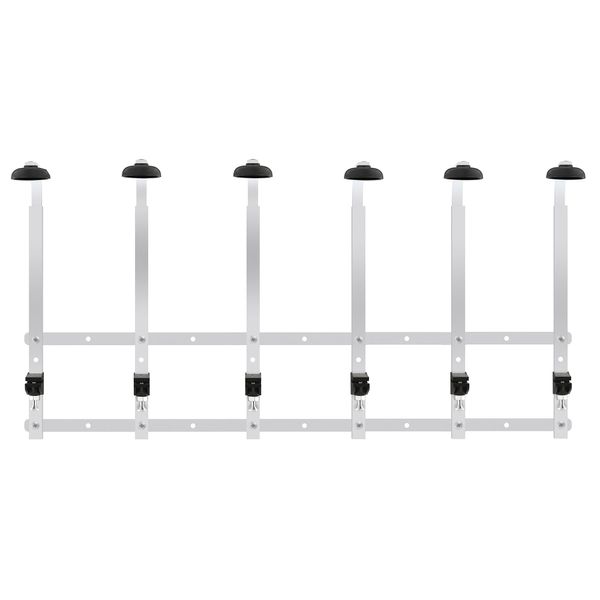 FUCHS | Wandhalter für 6 Flaschen - 0,7 bis 1 Liter