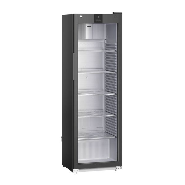 LIEBHERR | Kühlschrank PERFORMANCE - 400 Liter - Innen Kunststoff - mit 1 Glastür - Schwarz