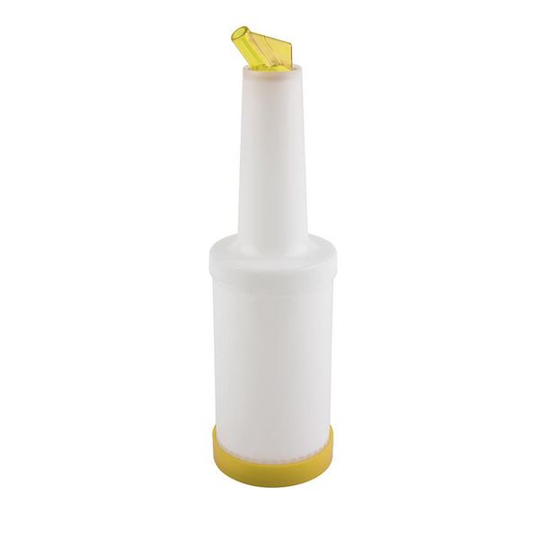 (6 Stück) Dosier- & Vorratsflasche - 4 teiliges Set - 0,85 Liter - Polypropylen