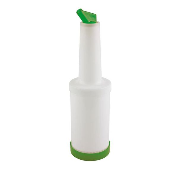 (6 Stück) Dosier- & Vorratsflasche - 4 teiliges Set - 0,85 Liter - Polypropylen