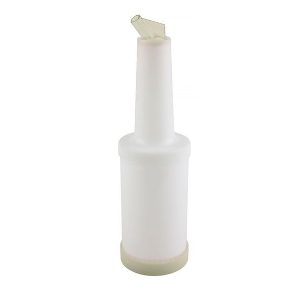 (6 Stück) Dosier- & Vorratsflasche - 4 teiliges Set - 0,85 Liter - Polypropylen