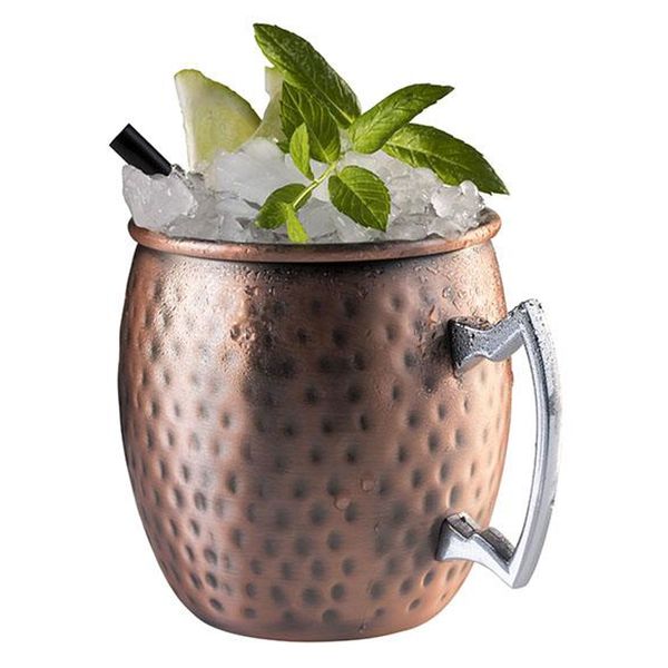 (6 Stück) Becher - MOSCOW MULE - 2er Set - 500ml - Kupfer - mit Henkel