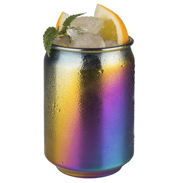 (6 Stück) Becher - COOL - 350ml - Mehrfarbig