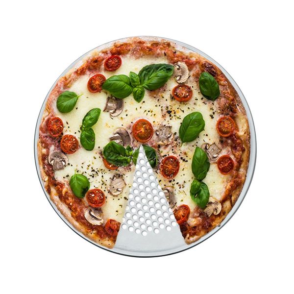 Pizzagitter/Screen - Aluminium - gelocht - Ø 250mm