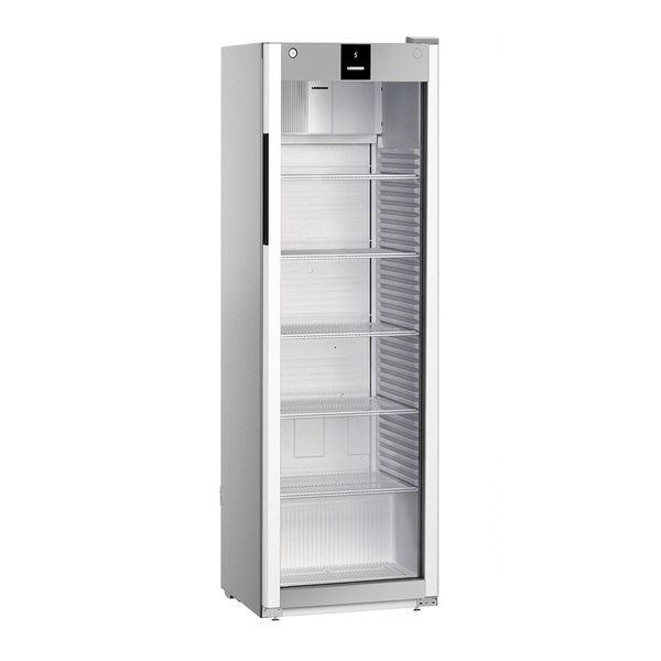 LIEBHERR | Kühlschrank PERFORMANCE - 400 Liter - Innen Kunststoff - mit 1 Glastür - Grau