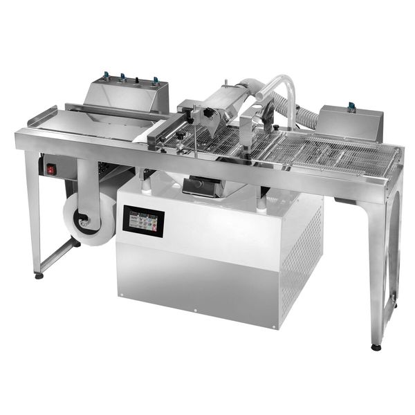 Schokoladen-Temperiergerät / Chocotemper - 11 kg - 1,1 kW - mit Auslaufhahn - inkl. Ablagefläche mit Glasurzone