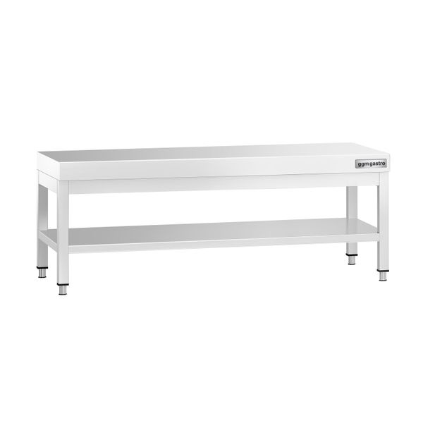 Edelstahl Unterbautisch 1400x600mm - mit Grundboden