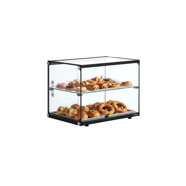 Aufsatzvitrine - ungekühlt - aus gehärtetem Glas - 550mm