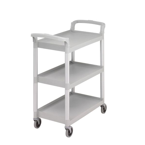 CAMBRO | Polypropylen Servierwagen - 835x410mm - mit 3 Etagen - Grau-gesprenkelt