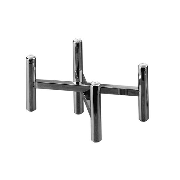 (3 Stück) Buffetständer - klappbar - Höhe: 70mm - Chrom - passend für Platten & Teller ab 210mm