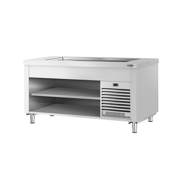 Buffettheke kalt KOPENHAGEN - 1560mm - mit Kühlplatte - Edelstahl