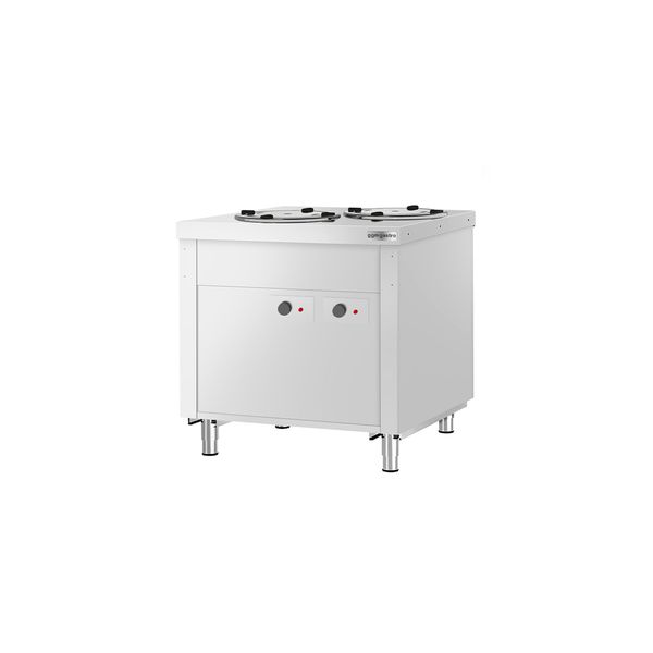 Tellerspender KOPENHAGEN - beheizt - 400 Watt - 910mm - 120 Teller - Edelstahl