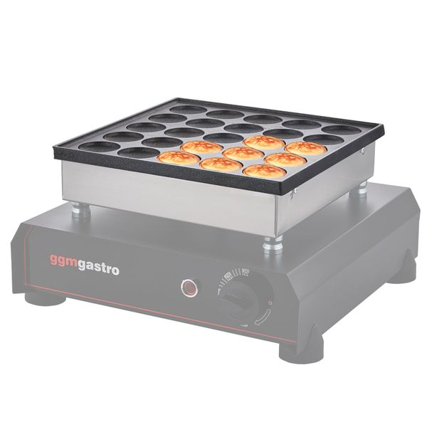 Backplatten für Waffeleisen BWERM25 - Form: Bubble - für 25 Stück