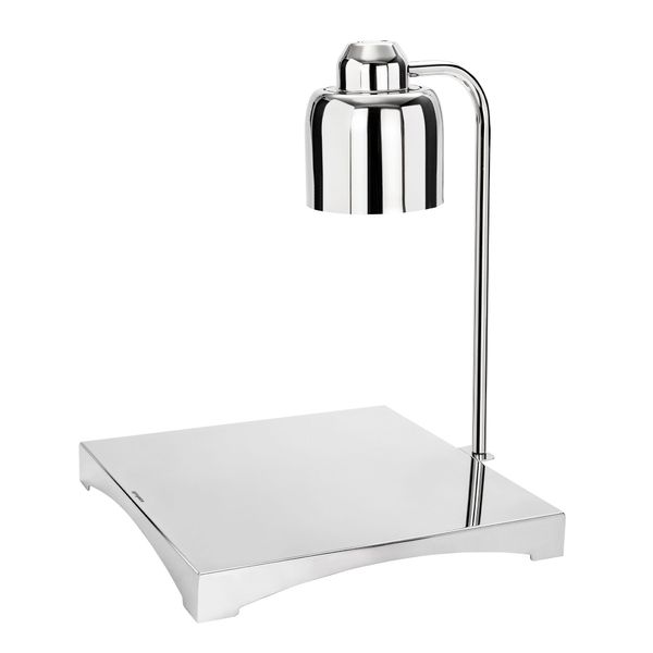 Buffet-Wärmelampe Infrarot - 250 Watt - Eckig - Silber