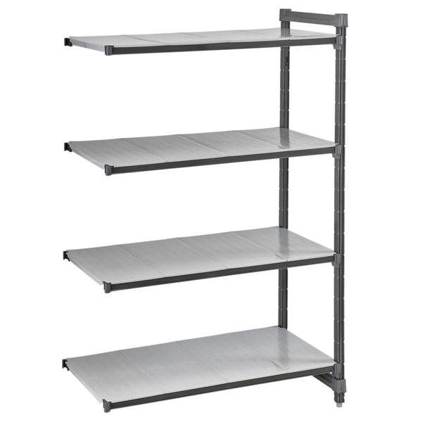 CAMBRO | CAMSHELVING® - Basics Plus - Anbauregal - 718mm - mit 4 geschlossenen Regalböden