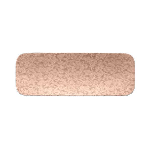 (2 Stück) SELTMANN WEIDEN | Coupe Teller - flach rechteckig - 380x140mm - Altrosa